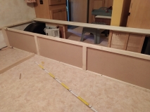 Trennwand von Hinten