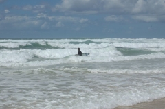 Surfer im Atlantik