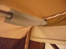 Taschen für Vorzeltstangen beim CombiCamp 1