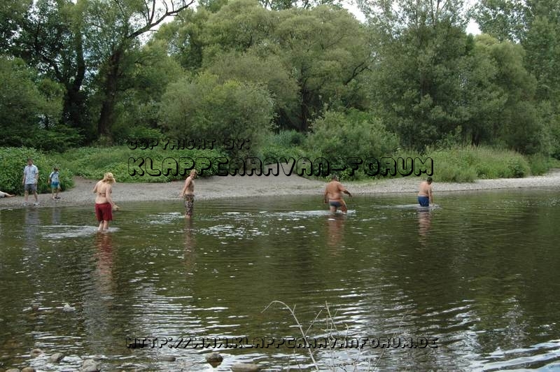 Nahe am Sommer 2011 - Monzingen - Bad in der Nahe - Suche nach einer tiefen Stelle - 2