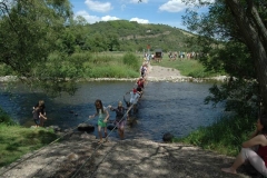 Nahe am Sommer 2011 - Monzingen - Barfußpfad Bad Sobernheim - Die Furt - 2