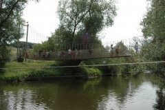 Nahe am Sommer 2011 - Monzingen - Barfußpfad Bad Sobernheim - Hängebrücke - 3