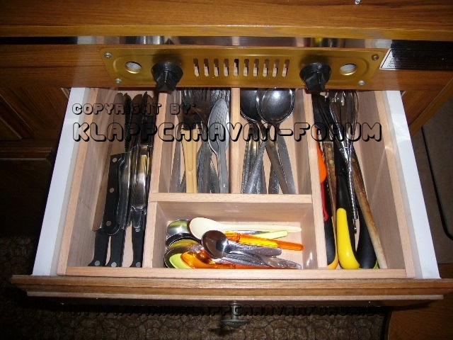 Esterel - Besteckschublade des Küchenblocks