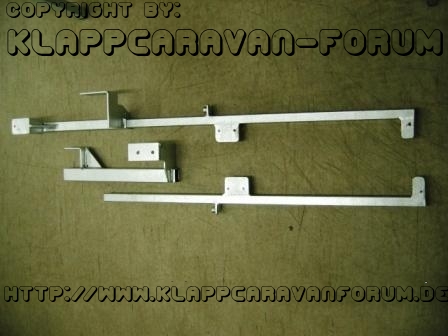 Eigenbau Radträgerhalter Heck Rapido 1